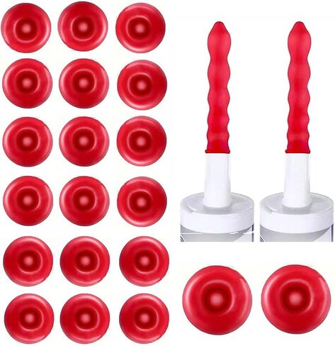 10pcs Red Caulk Saving Cap Caulk Sealer Saver Caulking Tube Finishing Tool for Sealing and Preserving in Saudi Arabia