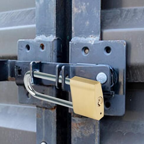 Solid Brass Padlock with 3 Keys, 1-1/2"(38mm) Wide Lock Body Locker Lock, Keyed Padlock for Sheds, Storage Unit, School Gym Locker, Fence, Toolbox, Gate, Warehouse in Saudi Arabia