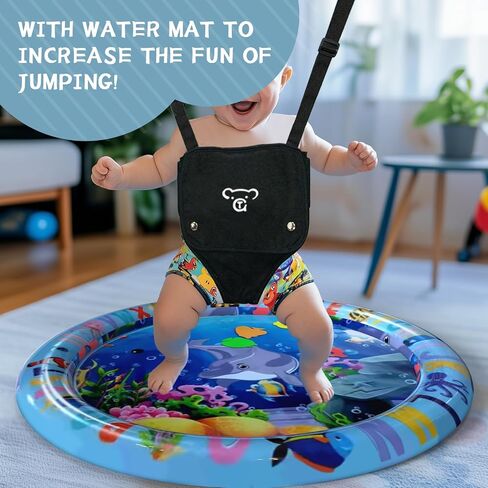 G TALECO GEAR Baby Jumper مع حامل، كرسي هزاز للأطفال، سهل الإعداد، تمرين الأطفال للأطفال النشيطين، مناسب للاستخدام الداخلي والخارجي، وردي in Kuwait