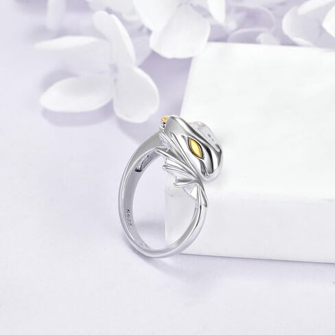 Cat Rose Quartz Ring Sterling Silver Cat Ring 7Inch Rose Quartz Ring Jewelry Cat Lovers Gift for Women in Saudi Arabia