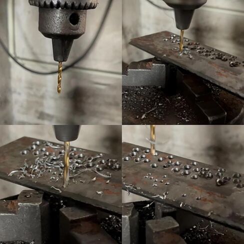 مجموعة لقم مثقاب صغيرة من التيتانيوم 60 قطعة 1-3.5 مم، HSS42 لقم مثقاب صغيرة أرضية بالكامل للخشب والمعادن الناعمة والبلاستيك وسبائك الألومنيوم ومتري in Kuwait