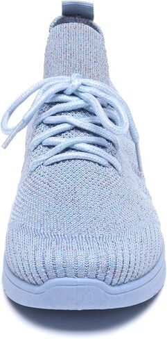 Bernal Women Sparkle Walking Tennis Shoes Casual Lace-Up Non Slip Breathable Mesh Working Sneakers Gym Workout Shoes in Kuwait