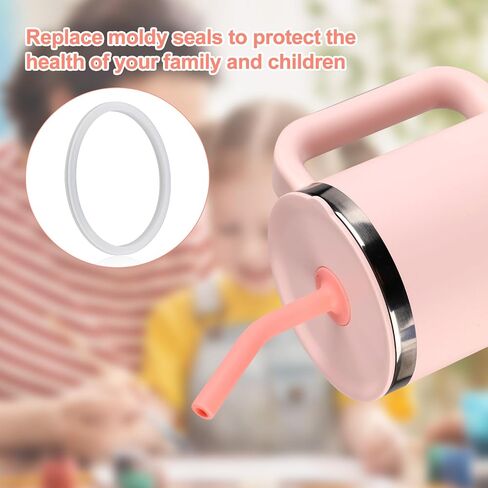 3pcs Water Bottle Gasket, Hydroflask Water Bottle Seal Ring Replacement Gasket Replacement Parts for Hydro Flask Travel Tumble 32/40OZ Accessories (White) in Saudi Arabia