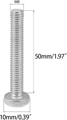 L-A M6-1x25mm 304 Stainless Steel Round Head Machine Screws Pan Phillips Cross Head Screw Fasteners Bolts (30Pcs) in Saudi Arabia