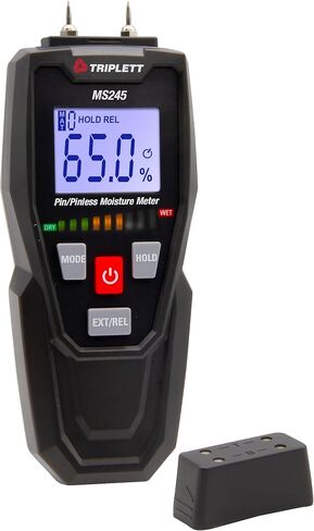 جهاز قياس الرطوبة بدون دبوس من تريبليت MS120 للخشب ومواد البناء مع مؤشر مسموع in Kuwait