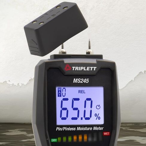 جهاز قياس الرطوبة بدون دبوس من تريبليت MS120 للخشب ومواد البناء مع مؤشر مسموع in Kuwait