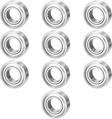 uxcell 10pcs 5mmx14mmx5mm Double Shielded Miniature Deep Groove Ball Bearing in Saudi Arabia