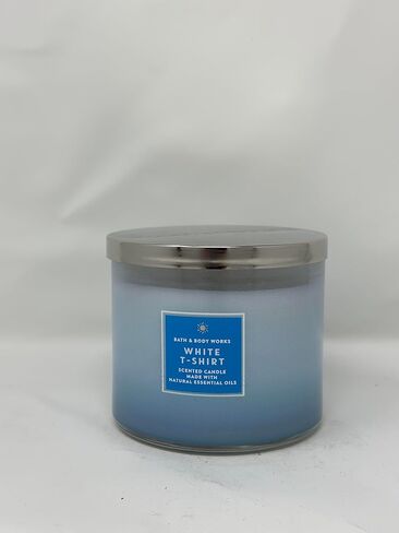 White T-Shirt 3 Wick Candle 14.5 oz / 411 g [Made with Natural Essential Oil] in Saudi Arabia