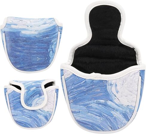Mallet Cover Painted Mallet Headcover Mallet Putter Headcover in Saudi Arabia