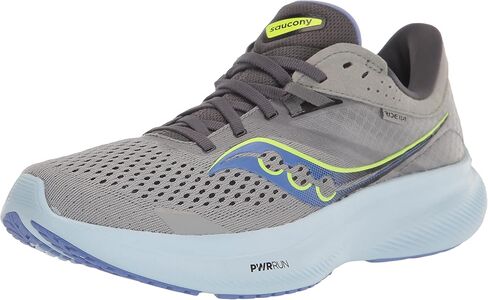 Saucony Women's Ride 16 Sneaker, BLUELIGHT/Black, 10.5 in Kuwait