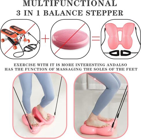 Mini Air Stepper Fitness Stair Stepper Household Inflatable Balance Trainer Multi Function Balance Stepper for Gym Office Home in Saudi Arabia