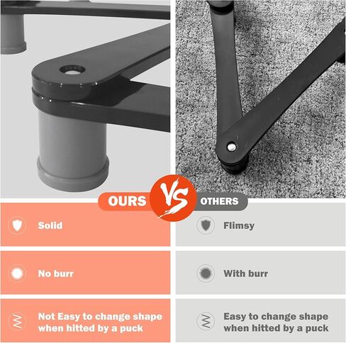 معدات تدريب الهوكي 5 أقسام/7 أقسام، مدرب التعامل مع عصا الهوكي، أدوات تدريب الهوكي مع مفاصل قابلة للتعديل، صلبة ومحمولة باللون الأسود in Kuwait