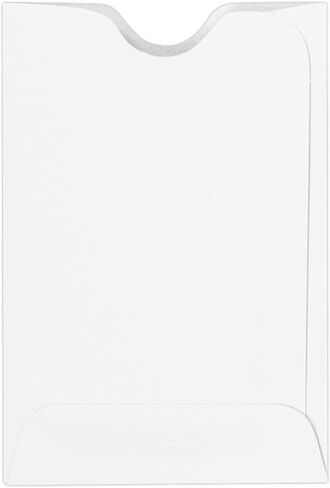 Credit Card Sleeve (2 3/8 x 3 1/2) - 24lb. White (250 Qty.) | Perfect for The Holidays, Gift Cards, Credit Cards, Debit Cards, ID Cards and More! | 1801-W-250 in Saudi Arabia