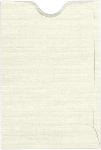 Credit Card Sleeve (2 3/8 x 3 1/2) - 24lb. White (250 Qty.) | Perfect for The Holidays, Gift Cards, Credit Cards, Debit Cards, ID Cards and More! | 1801-W-250 in Saudi Arabia