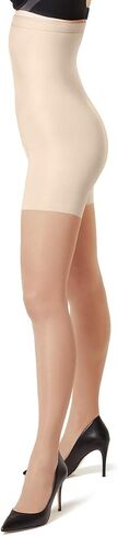 SPANX High Waist Shaping Mid-Thigh Sheers - Comfortable Tummy Control Shapewear - Sheer Pantyhose - No Visible Panty Lines - Size S2 - Size G in Saudi Arabia