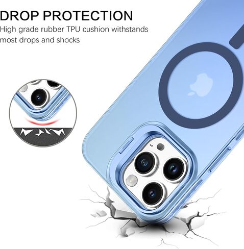 حافظة هاتف مغناطيسية BENTOBEN لهاتف iPhone 15 Pro Max [متوافقة مع MagSafe] تصميم مسند مقاوم للصدمات وممتص للصدمات وحماية من السقوط للفتيات والنساء والأولاد والرجال iPhone 15 Pro Max، غطاء هاتف، وردي جديد in Saudi Arabia