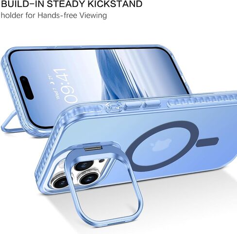 حافظة هاتف مغناطيسية BENTOBEN لهاتف iPhone 15 Pro Max [متوافقة مع MagSafe] تصميم مسند مقاوم للصدمات وممتص للصدمات وحماية من السقوط للفتيات والنساء والأولاد والرجال iPhone 15 Pro Max، غطاء هاتف، وردي جديد in Saudi Arabia