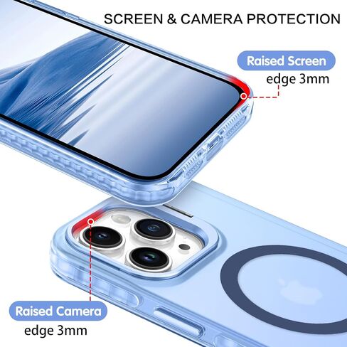 حافظة هاتف مغناطيسية BENTOBEN لهاتف iPhone 15 Pro Max [متوافقة مع MagSafe] تصميم مسند مقاوم للصدمات وممتص للصدمات وحماية من السقوط للفتيات والنساء والأولاد والرجال iPhone 15 Pro Max، غطاء هاتف، وردي جديد in Saudi Arabia