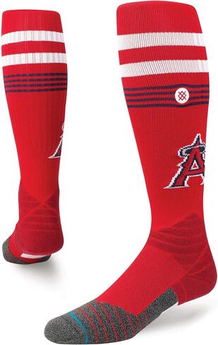 Stance Diamond Pro Angels OTC Socks (LG (Men's Shoe 9-13), Red) in Saudi Arabia