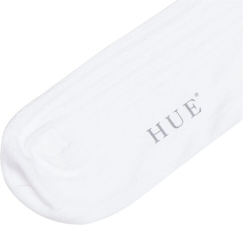 HUE Women's Scalloped Pointelle Sock, Black/White Pack, One Size in Saudi Arabia
