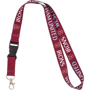 Desert Cactus West Ham United Lanyard Hammers Irons London Football Soccer Car Keys ID Badge Holder Keychain Detachable Breakaway Snap Buckle (Lanyard C)