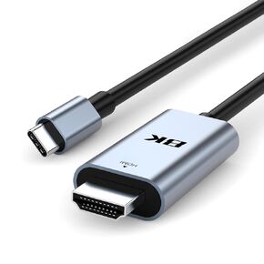 USB C to HDMI 2.1 Cable 6.6FT/2M, 8K USB Type C to HDMI Cord High Speed 48Gbps, Thunderbolt 4/3 to HDMI HDCP 2.3 Compatible with Steam Deck,MacBook Pro/Air, iPhone15/15Pro