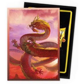 Dragon Shield Sleeves – Limited Edition Matte Dual Art: Wood Dragon 100 CT - Card Sleeves - Smooth & Tough - Compatible with Pokémon, Magic The Gathering Cards & Digimon MTG TCG OCG & Hockey Cards