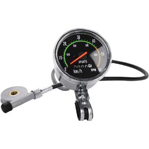 GOTOTOP Mechanical Computer Speedometer Odometer with Stopwatch for Cycling Aluminum Alloy Speedometer