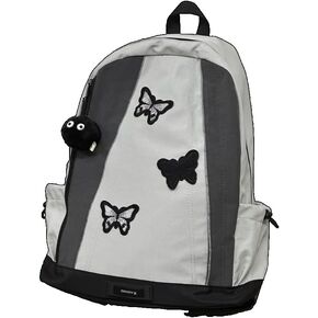 Y2k Backpack Butterfly Goth Purse Accessories Grunge Aesthetic Backpack Grunge Accessories Y2K (Black)
