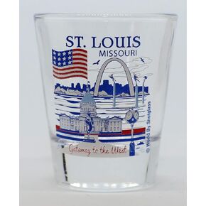 St. Louis Missouri Great American Cities Collection Shot Glass