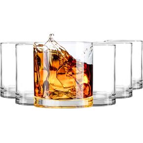 8 Pack Premium Quality Clear Plastic Tumblers - Each 16 Ounce Drinking Glasses - Reusable & BPA-Free Plastic Drinking Cups For Water, Juice & Other Drinks