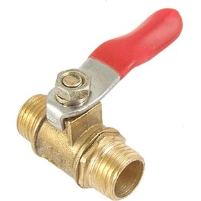 uxcell Full Port M Thread Lever Ball Valve for 13mm Dia Pipe