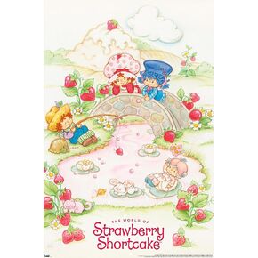 Trends International The World of Strawberry Shortcake - Bridge and Friends Wall Poster, 22.37" x 34.00", Unframed Version