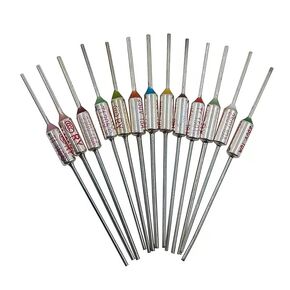 10 PCS 144℃ Celsius Circuit Cut Off Temperature Micro Thermal Fuse 16A 250V,for Motor Transformer Electric Industrial Home Appliance (144°)