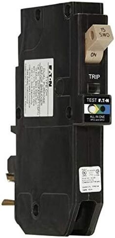 Eaton CHFPAFGF115CS Type CH 15-Amp 1-Pole Dual Function AFCI/GFCI Circuit Breaker in Saudi Arabia