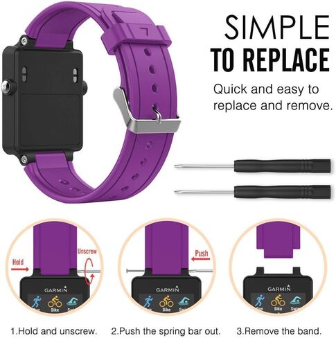حزام لساعة Garmin Vivoactive، سوار معصم من السيليكون الناعم لساعة Garmin Vivoactive الرياضية in Saudi Arabia