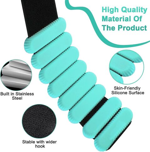 Wrist Weights for Women Men, Arm Weights for Walking,Wrist Ankle Weights for Women Increase Training ,Walking Weighted Bracelet for Home Gym Workout, Running, Pilate, Yoga, Exercise,Barre,Strength Training,Set of 2 (1Lb Each) in Saudi Arabia