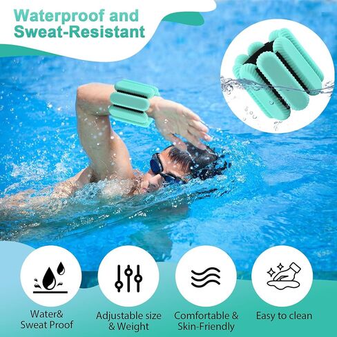 Wrist Weights for Women Men, Arm Weights for Walking,Wrist Ankle Weights for Women Increase Training ,Walking Weighted Bracelet for Home Gym Workout, Running, Pilate, Yoga, Exercise,Barre,Strength Training,Set of 2 (1Lb Each) in Saudi Arabia