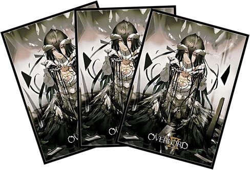 60 PCS Holographic Anime Card Sleeves for MTG/PTCG, 67X92mm Card Sleeves Compatible with Standard Size Board Game Trading Cards in Saudi Arabia