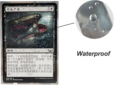 60 PCS Holographic Anime Card Sleeves for MTG/PTCG, 67X92mm Card Sleeves Compatible with Standard Size Board Game Trading Cards in Saudi Arabia