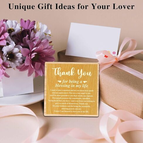 Social Worker Gifts for Women Men, Positive Quote Wooden Plaque with Stand, Motivational Wood Signs for Home Office Living Room Desk Decor - B65 in Saudi Arabia