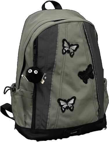 Y2k Backpack Butterfly Goth Purse Accessories Grunge Aesthetic Backpack Grunge Accessories Y2K (Black) in Saudi Arabia