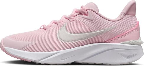 Nike Star Runner 4 Big Kids' Road Running Shoes (DX7615-602,Pink Foam/Summit White-White) Size 4.5 in Saudi Arabia