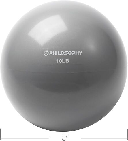 Philosophy Gym Toning Ball - Soft Weighted Mini Medicine Ball in Saudi Arabia