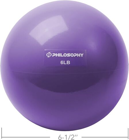 Philosophy Gym Toning Ball - Soft Weighted Mini Medicine Ball in Saudi Arabia