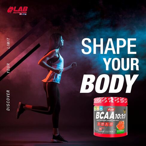 Lab Nutrition BCAA 10:1:1 New Modern Amino Matrix, High Concentration of Leucine, Amino Acids, 1.39 Lbs, 60 Servings Blue Rasberry Flavored. in Saudi Arabia