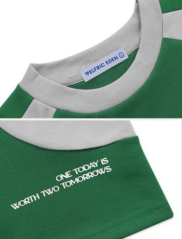 Aelfric Eden Oversized Graphic Sweatshirt for Women Contrast Color Crewneck Long Sleeve Tops Casual Pullover in Kuwait