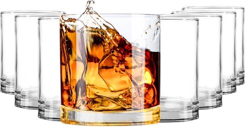 8 Pack Premium Quality Clear Plastic Tumblers - Each 16 Ounce Drinking Glasses - Reusable & BPA-Free Plastic Drinking Cups For Water, Juice & Other Drinks in Saudi Arabia