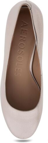 Aerosoles Women's EBEL Pump, Light Bronze Leather, 7.5 in Kuwait