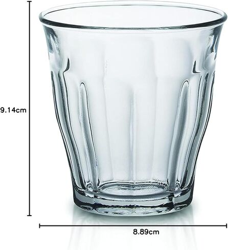 Duralex Picardie Glass Tumbler Set of 6, 10-7/8 ounce, Clear in Saudi Arabia